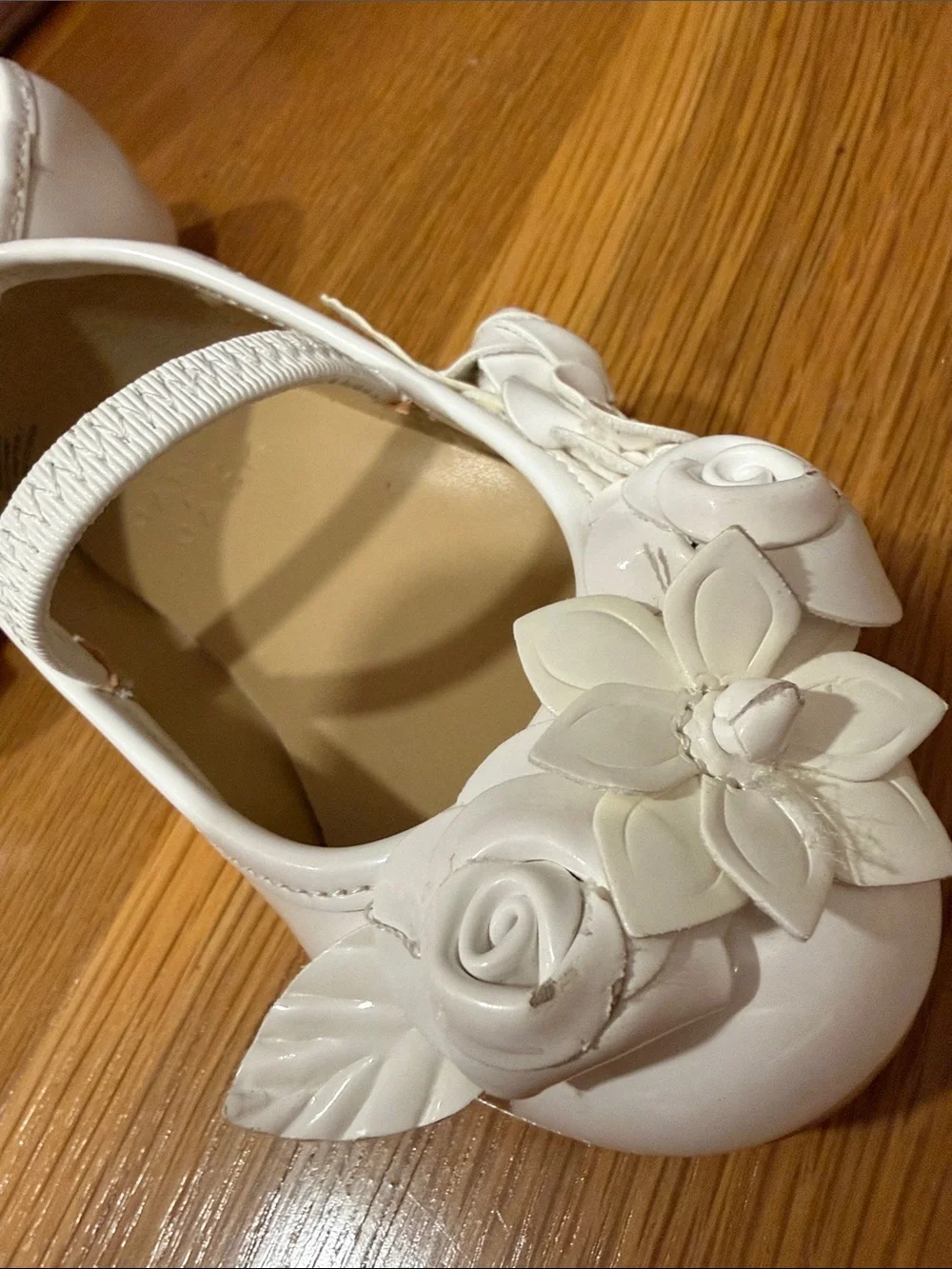 Toddler floral dress shoe